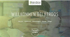 Desktop Screenshot of kerdos.de