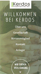 Mobile Screenshot of kerdos.de